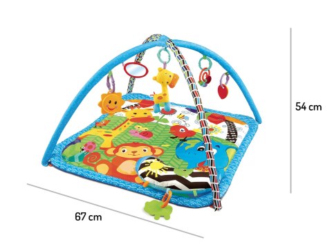 Mata edukacyjna interaktywna kojec z zabawkami ECOTOYS Mata edukacyjna interaktywna kojec z zabawkami ECOTOYS