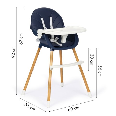 Fotelik krzesełko do karmienia 2w1 ECOTOYS Fotelik krzesełko do karmienia 2w1 ECOTOYS