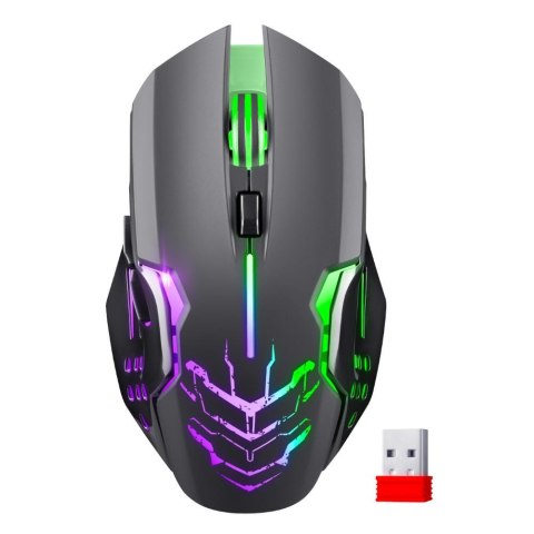 Mysz bezprzewodowa Defender KATANA GM-511 optyczna 3200dpi czarna RGB AKUMULATOR 7 przycisków Gaming bezklikowa silent Mysz bezprzewodowa Defender KATANA GM-511 optyczna 3200dpi czarna RGB AKUMULATOR 7 przycisków Gaming bezklikowa silent