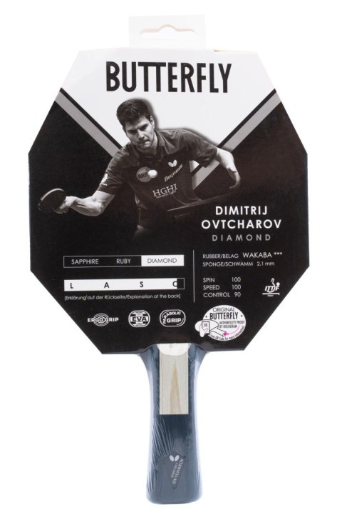 Rakietka do Tenisa Stołowego BUTTERFLY Ovtcharov Diamond