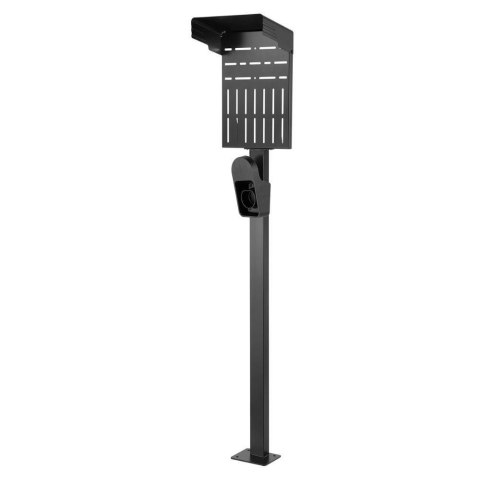 Stojak zewnętrzny do ładowarek samochodowych EV oraz PHEV Maclean MCE456 stalowy, 15kg max Stojak zewnętrzny do ładowarek samochodowych EV oraz PHEV Maclean MCE456 stalowy, 15kg max