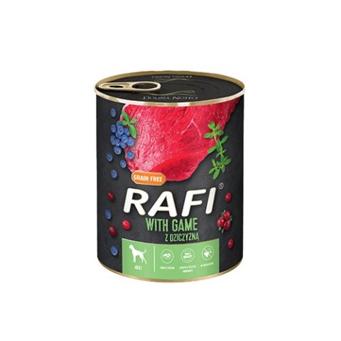 Rafi z dziczyzną, borówką i żurawiną 12 x 800 g Rafi z dziczyzną, borówką i żurawiną 12 x 800 g
