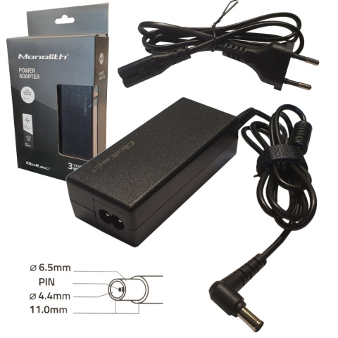Qoltec Zasilacz sieciowy do monitora Samsung 30W | 14V | 2.1A | 6.5*4.4 | + kabel zasilający Qoltec Zasilacz sieciowy do monitora Samsung 30W | 14V | 2.1A | 6.5*4.4 | + kabel zasilający