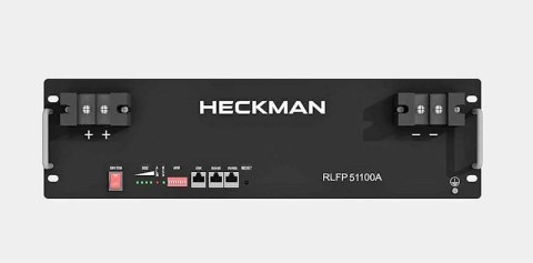 Magazyn energii 5,12 kWh Heckman RLFP51100A (Rack 3U) Magazyn energii 5,12 kWh Heckman RLFP51100A (Rack 3U)