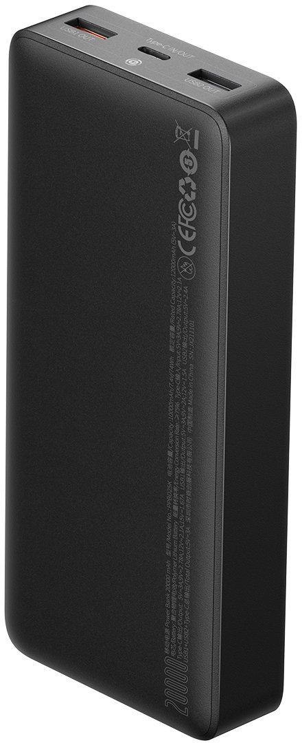 Powerbank Baseus Bipow Digital Display PPBD020301 20000mAh 25W PD QC 3.0 2x USB-A 1x USB-C + KABEL Powerbank Baseus Bipow Digital Display PPBD020301 20000mAh 25W PD QC 3.0 2x USB-A 1x USB-C + KABEL