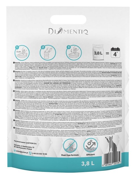 DIAMENTIQ Żwirek Ocean Breeze niezbrylający 3,8L DIAMENTIQ Żwirek Ocean Breeze niezbrylający 3,8L
