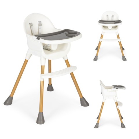 Fotelik krzesełko do karmienia biały ECOTOYS Fotelik krzesełko do karmienia biały ECOTOYS