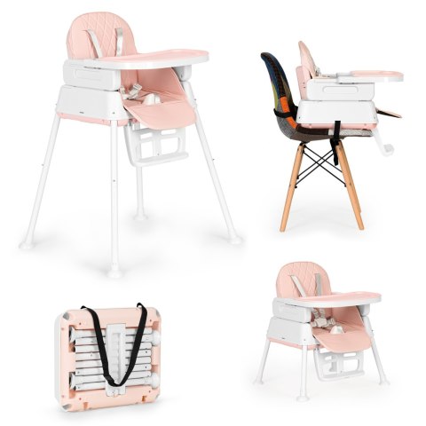 Fotelik krzesełko do karmienia dzieci 3w1 składany ECOTOYS Fotelik krzesełko do karmienia dzieci 3w1 składany ECOTOYS