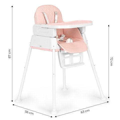 Fotelik krzesełko do karmienia dzieci 3w1 składany ECOTOYS Fotelik krzesełko do karmienia dzieci 3w1 składany ECOTOYS