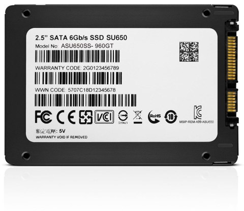 DYSK SSD ADATA Ultimate SU650 480G 2.5 S3 3D DYSK SSD ADATA Ultimate SU650 480G 2.5 S3 3D