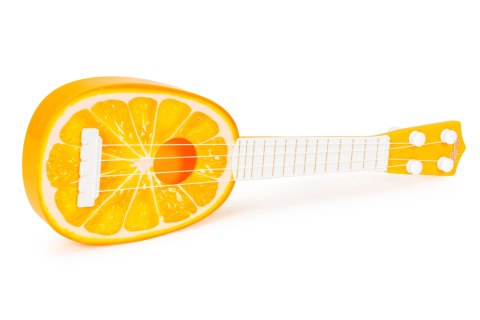 Ukulele gitara dla dzieci cztery struny pomarańcz Ukulele gitara dla dzieci cztery struny pomarańcz