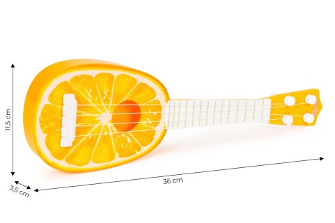 Ukulele gitara dla dzieci cztery struny pomarańcz Ukulele gitara dla dzieci cztery struny pomarańcz