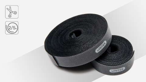 Unitek rzep organizer do kabli czarny 2 m OT141BK