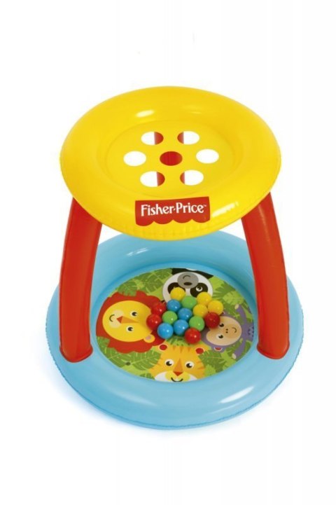 Bestway 93541 Fisher Price Basenik z daszkiem i piłkami Animal Friends Bestway 93541 Fisher Price Basenik z daszkiem i piłkami Animal Friends