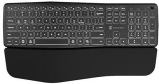 KLAWIATURA NATEC PORIFERA US BEZPRZEWODOWA BLUETOOTH + 2.4GHZ X-SCISSOR PODŚWIETLENIE ERGONOMICZNA