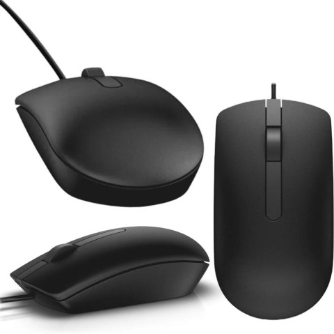 Mysz Dell MS116 Wired Optical Mouse (Czarny) Mysz Dell MS116 Wired Optical Mouse (Czarny)
