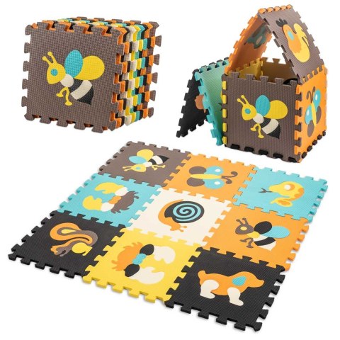 Puzzle piankowe mata dla dzieci 9 el. kolor Puzzle piankowe mata dla dzieci 9 el. kolor