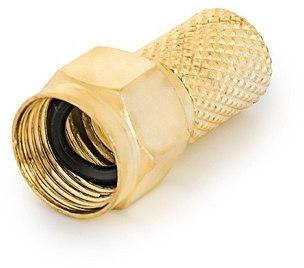 Wtyk typu F nakręcany Big Nut 6,8/22 mm Spacetronik 100szt. Wtyk typu F nakręcany Big Nut 6,8/22 mm Spacetronik 100szt.