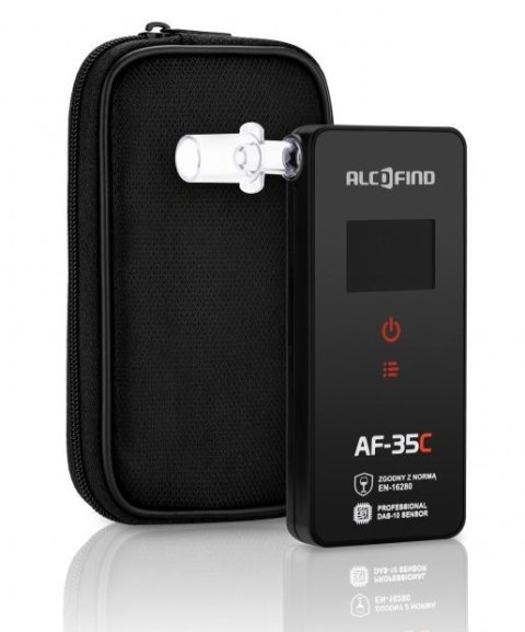 Alkomat AlcoFind AF-35C 10 lat gwarancji, 12 mc kalibracji, 6 ustników Alkomat AlcoFind AF-35C 10 lat gwarancji, 12 mc kalibracji, 6 ustników