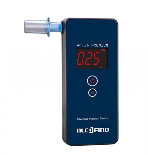 Alkomat AlcoFind AF-35 Premium 10 lat gwarancji, 12 mc kalibracji, 6 ustników Alkomat AlcoFind AF-35 Premium 10 lat gwarancji, 12 mc kalibracji, 6 ustników