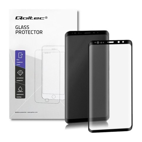 Qoltec Hartowane szkło ochronne PREMIUM do Samsung Galaxy S9 PLUS | CZARNE Qoltec Hartowane szkło ochronne PREMIUM do Samsung Galaxy S9 PLUS | CZARNE