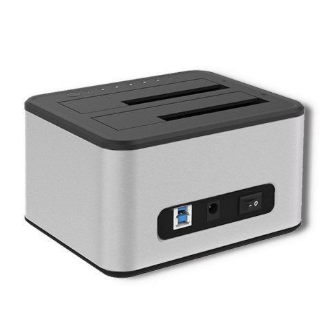 Qoltec Stacja dokująca dysków 2x HDD/SSD | 2.5"/3.5" SATA | USB 3.0 | Klonowanie Qoltec Stacja dokująca dysków 2x HDD/SSD | 2.5"/3.5" SATA | USB 3.0 | Klonowanie