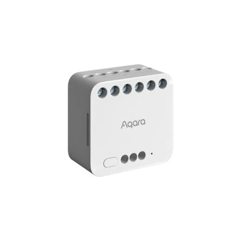 Aqara Dual Relay Module T2 | Podwójny przekaźnik | Zigbee, Apple HomeKit, Matter, Google Home, Alexa, DCM-K01 Aqara Dual Relay Module T2 | Podwójny przekaźnik | Zigbee, Apple HomeKit, Matter, Google Home, Alexa, DCM-K01