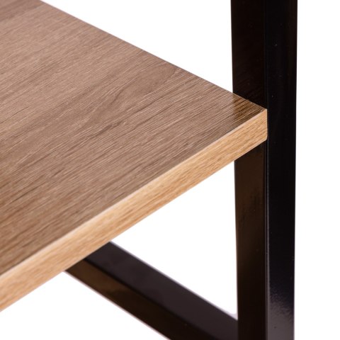 Reał loftowy wysoki 5 półek metal MDF Reał loftowy wysoki 5 półek metal MDF