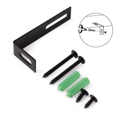 Reał loftowy wysoki 5 półek metal MDF Reał loftowy wysoki 5 półek metal MDF