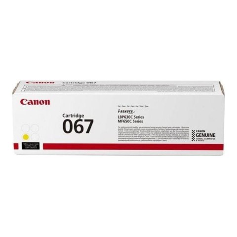 Toner Canon CRG-067Y Yellow Toner Canon CRG-067Y Yellow