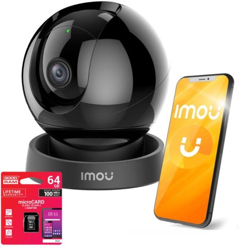 Kamera IP Imou Rex 2D 3MP IPC-GK2DP z kartą pamięci 64GB Goodram Kamera IP Imou Rex 2D 3MP IPC-GK2DP z kartą pamięci 64GB Goodram
