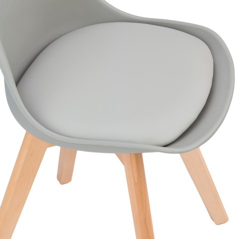 KRZESŁO ZESTAW KRZESEŁ DO SALONU JADALNI Z PODUSZKĄ MODERNHOME