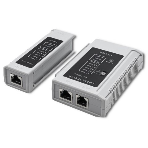 Qoltec Tester sieci kablowych | RJ45 | RJ12 Qoltec Tester sieci kablowych | RJ45 | RJ12