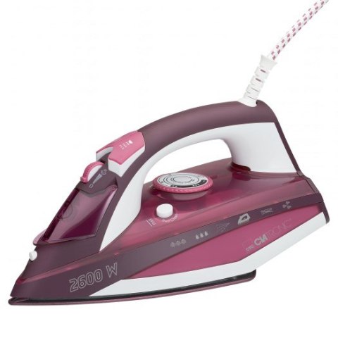 Żelazko parowe Clatronic DB 3705 (2600W; kolor różowy) Żelazko parowe Clatronic DB 3705 (2600W; kolor różowy)