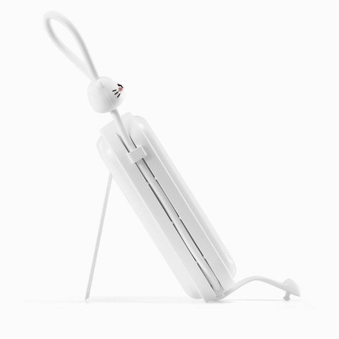 POWERBANK Joyroom Cutie Series JR-L008 10000mAh 22.5W PD QC Z KABLAMI 1x USB-A 1x USB-C BIAŁY POWERBANK Joyroom Cutie Series JR-L008 10000mAh 22.5W PD QC Z KABLAMI 1x USB-A 1x USB-C BIAŁY