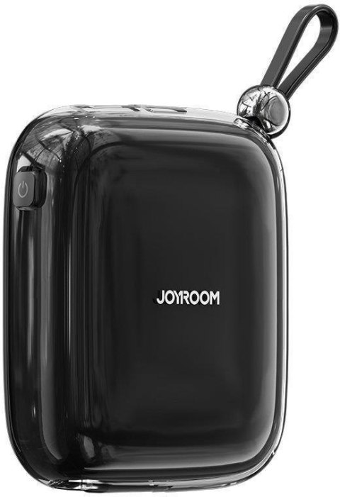 POWERBANK Joyroom Jelly Series JR-L002 10000mAh 22.5W PD QC Z KABLEM 1x USB-A 1x USB-C CZARNY POWERBANK Joyroom Jelly Series JR-L002 10000mAh 22.5W PD QC Z KABLEM 1x USB-A 1x USB-C CZARNY