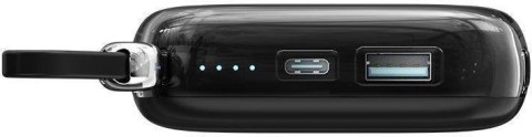 POWERBANK Joyroom Jelly Series JR-L002 10000mAh 22.5W PD QC Z KABLEM 1x USB-A 1x USB-C CZARNY POWERBANK Joyroom Jelly Series JR-L002 10000mAh 22.5W PD QC Z KABLEM 1x USB-A 1x USB-C CZARNY