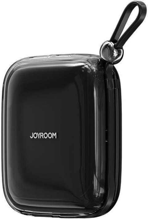 POWERBANK Joyroom Jelly Series JR-L002 10000mAh 22.5W PD QC Z KABLEM 1x USB-A 1x USB-C CZARNY POWERBANK Joyroom Jelly Series JR-L002 10000mAh 22.5W PD QC Z KABLEM 1x USB-A 1x USB-C CZARNY