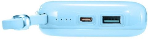 POWERBANK Joyroom Jelly Series JR-L002 10000mAh 22.5W PD QC Z KABLEM 1x USB-A 1x USB-C NIEBIESKI POWERBANK Joyroom Jelly Series JR-L002 10000mAh 22.5W PD QC Z KABLEM 1x USB-A 1x USB-C NIEBIESKI