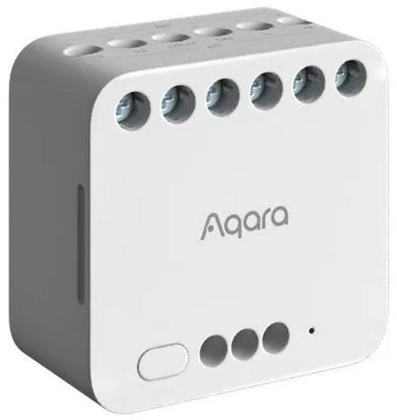 Aqara Dual Relay Module T2 | Podwójny przekaźnik | Zigbee, Apple HomeKit, Matter, Google Home, Alexa, DCM-K01 Aqara Dual Relay Module T2 | Podwójny przekaźnik | Zigbee, Apple HomeKit, Matter, Google Home, Alexa, DCM-K01