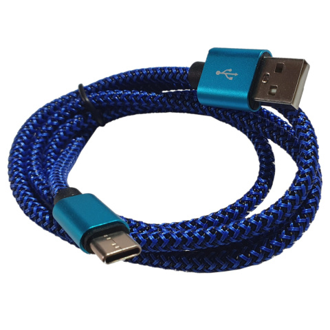 KABEL DEFENDER USB AM-TYPE C 1,0m 2.1A NIEBIESKI KABEL DEFENDER USB AM-TYPE C 1,0m 2.1A NIEBIESKI
