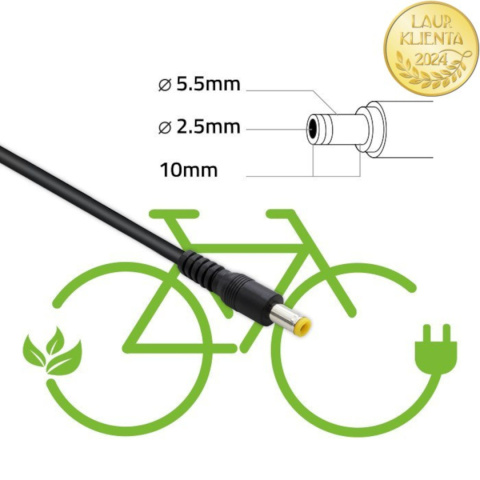 Ładowarka Qoltec do baterii roweru elektrycznego 36V | 42V | 2A | 5.5*2.5 Ładowarka Qoltec do baterii roweru elektrycznego 36V | 42V | 2A | 5.5*2.5