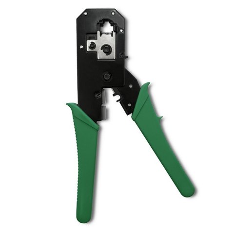 Qoltec Modułowa zaciskarka do cięcia i zaciskania kabli Ethernet 8P 6P Qoltec Modułowa zaciskarka do cięcia i zaciskania kabli Ethernet 8P 6P