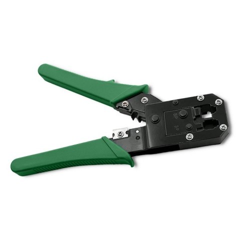 Qoltec Modułowa zaciskarka do cięcia i zaciskania kabli Ethernet 8P 6P Qoltec Modułowa zaciskarka do cięcia i zaciskania kabli Ethernet 8P 6P