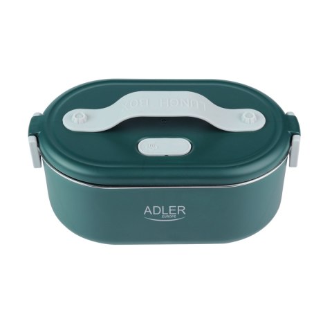 Adler AD 4505 green Pojemnik na żywność podgrzewany lunch box zestaw pojemnik separator łyżeczka 0,8L 55W Adler AD 4505 green Pojemnik na żywność podgrzewany lunch box zestaw pojemnik separator łyżeczka 0,8L 55W