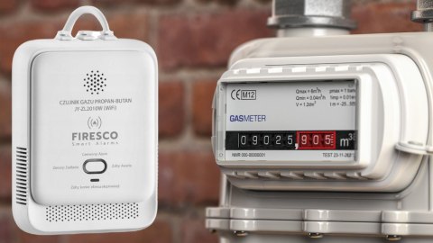 Czujnik gazu LPG Propan-Butan Firesco JY-ZL2010W z WiFi aplikacja Tuya Czujnik gazu LPG Propan-Butan Firesco JY-ZL2010W z WiFi aplikacja Tuya