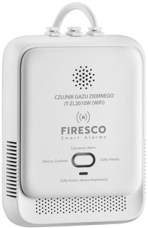 Czujnik gazu ziemnego Firesco JT-ZL2010W z WiFi alikacja Tuya Czujnik gazu ziemnego Firesco JT-ZL2010W z WiFi alikacja Tuya