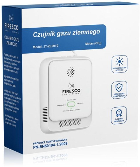 Czujnik gazu ziemnego Firesco JT-ZL2010 Czujnik gazu ziemnego Firesco JT-ZL2010