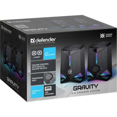 GŁOŚNIKI DEFENDER GRAVITY 6W 2.0 GŁOŚNIKI DEFENDER GRAVITY 6W 2.0