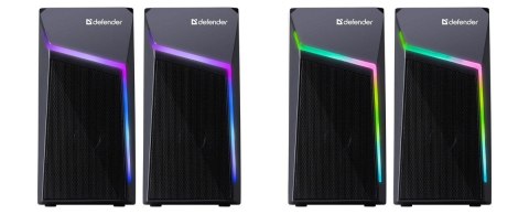 GŁOŚNIKI DEFENDER STELLAR 2.0 6W LED USB GŁOŚNIKI DEFENDER STELLAR 2.0 6W LED USB